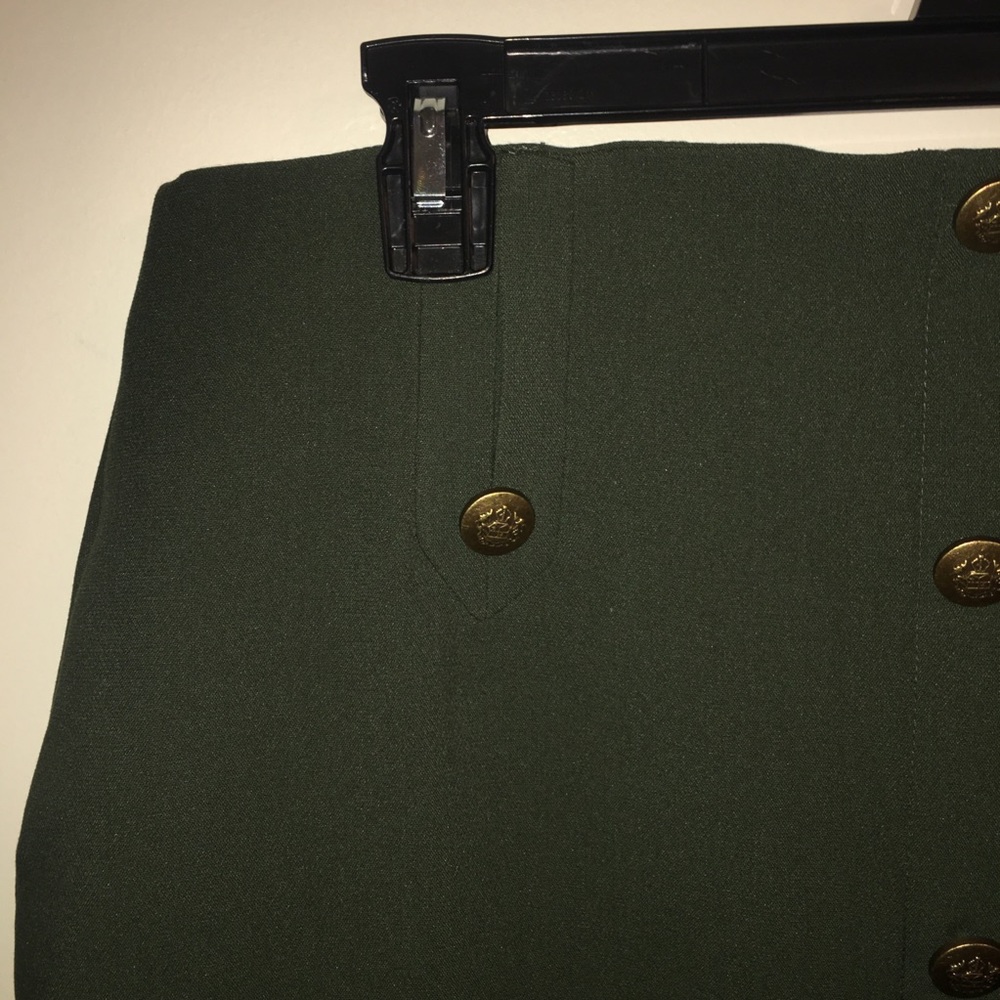 RETURNING 2/2 💥 Asos • green button down skirt - Picture 7 of 8
